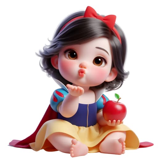 Display MDF Branca De Neve Baby 50cm
