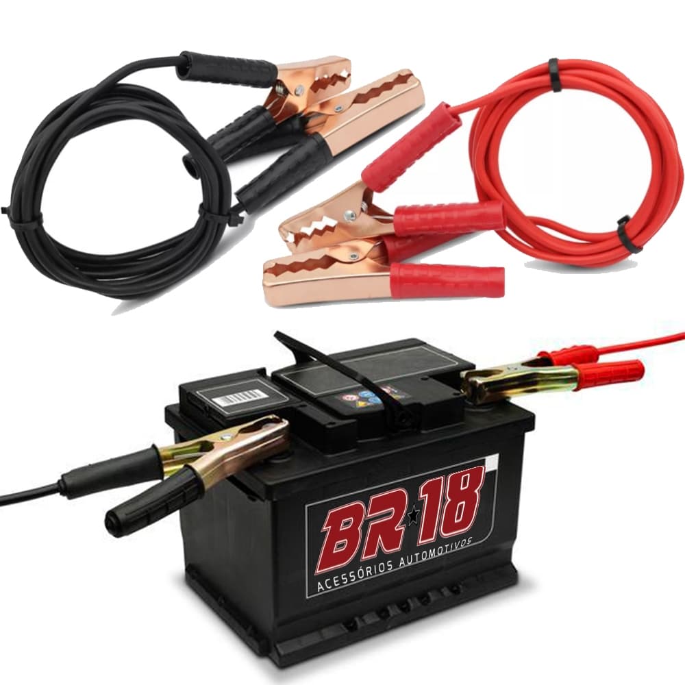 Cabo Chupeta 450 Bateria Ap Auxiliar Profissional Carro 2,5m