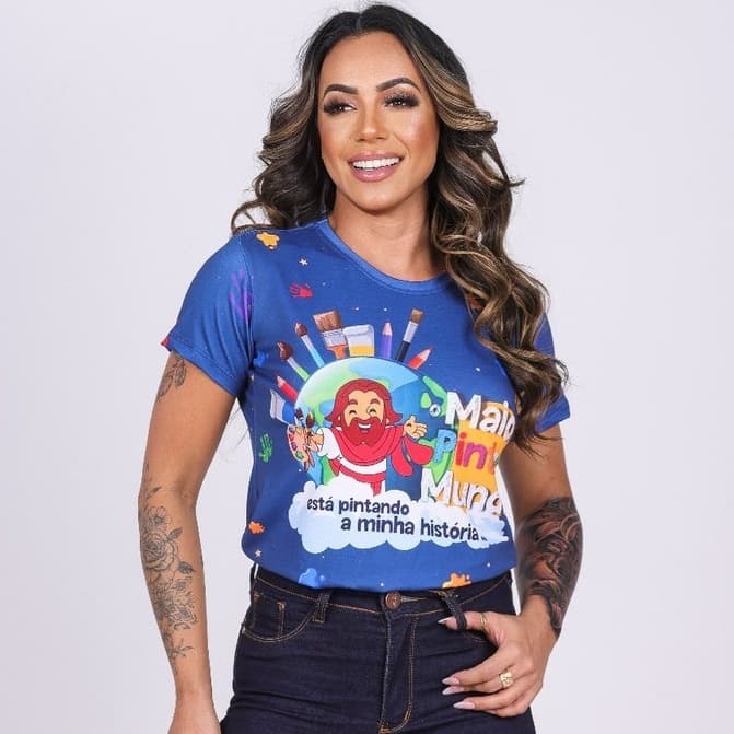 Tshirt feminina premium - O Maior Pintor do Mundo...