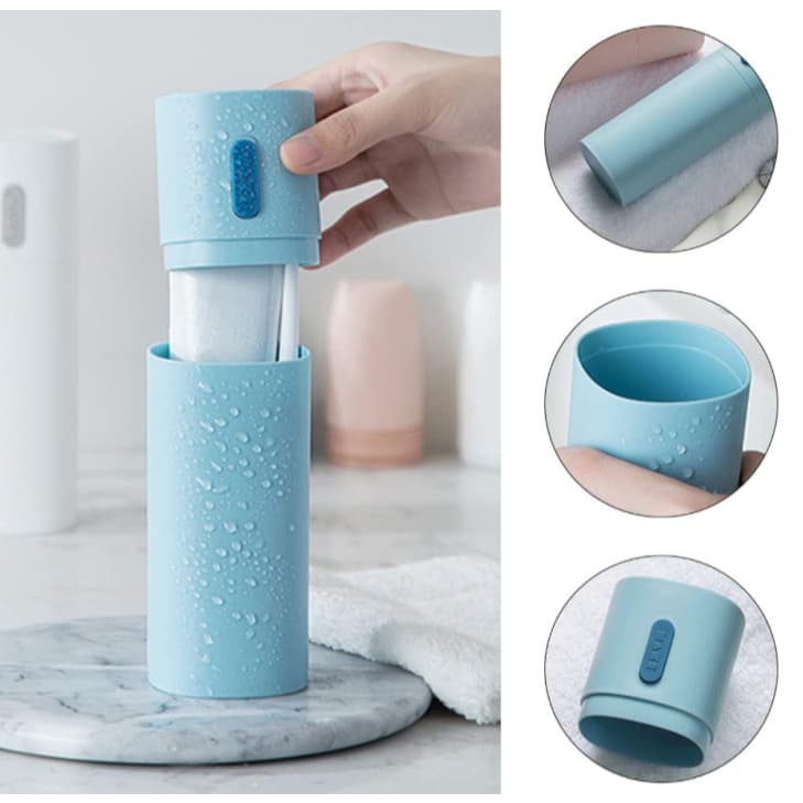 Estojo De Escovas e Pasta De Dentes Portátil De Viagem Organizador Caneca De Água