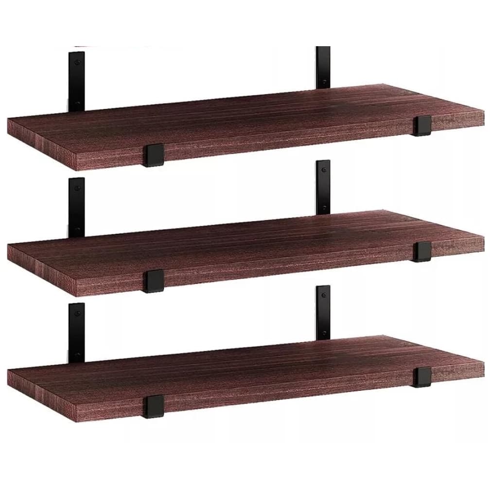 Prateleiras Pinus Diversas Medidas kit c 3 Pçs Decoração Casa