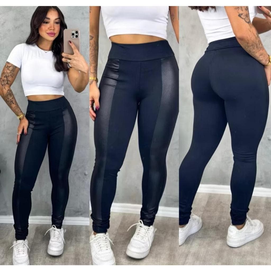 Calça montaria cintura alta com detalhe nas laterais calça flanelada
