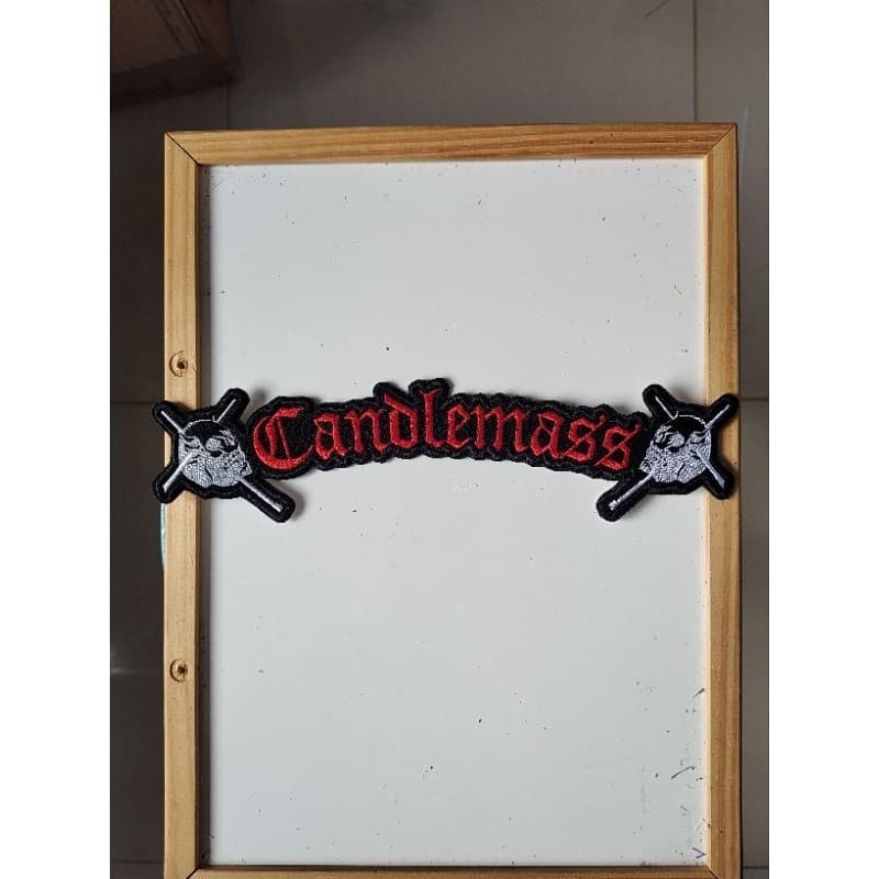 PATCH BORDADO TERMOCOLANTE-BANDA-ROCK-METAL-CANDLEMASS 3