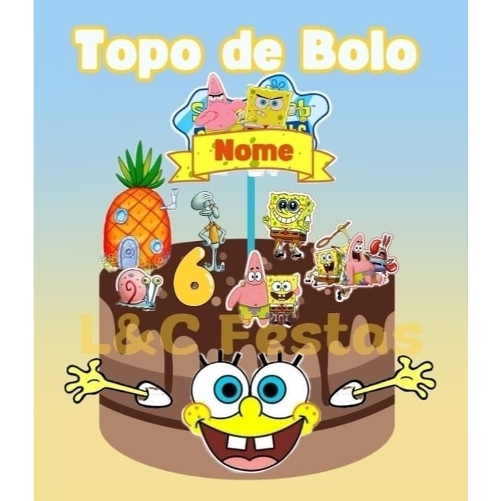 Topo de bolo Personalizado varios temas a escolha para Menino