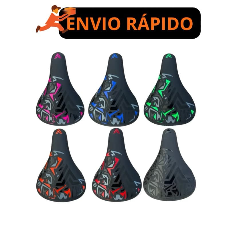 Selim Banco Bike Dirt Bmx Wheeling Vgm Courvin Varias Cores