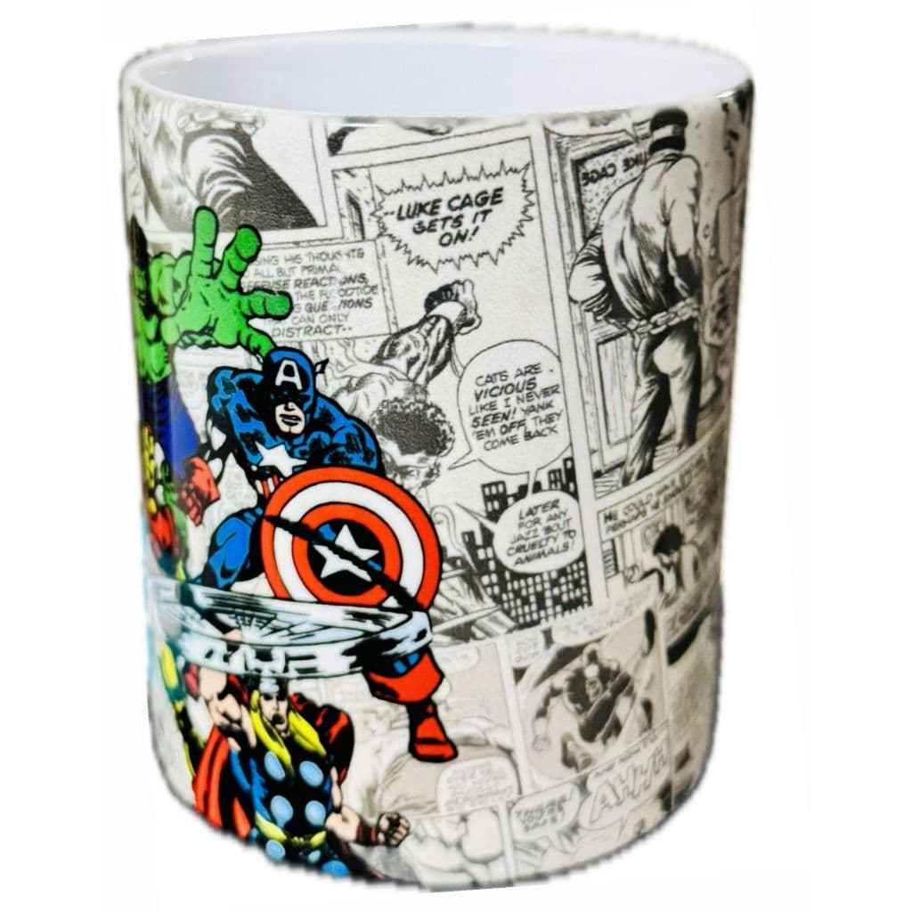 Caneca Marvel Comics Super Herois 350ml