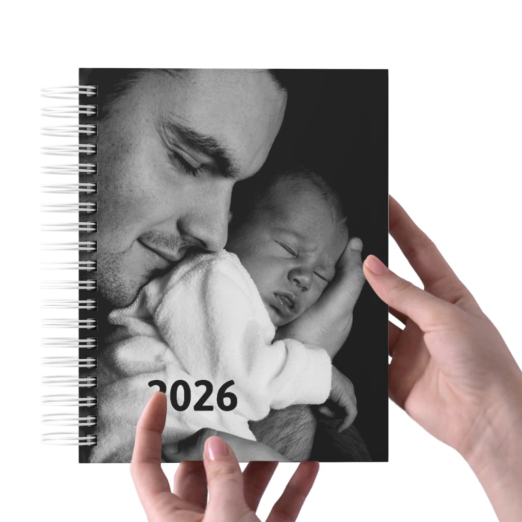 Agenda Personalizada Com Foto Presente Dia Dos Pais Datada 2026