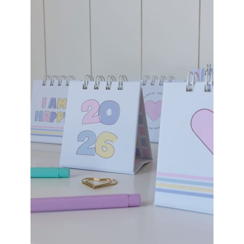Envio Rapido - Mini Calendário de Mesa 2027 #minicalendario