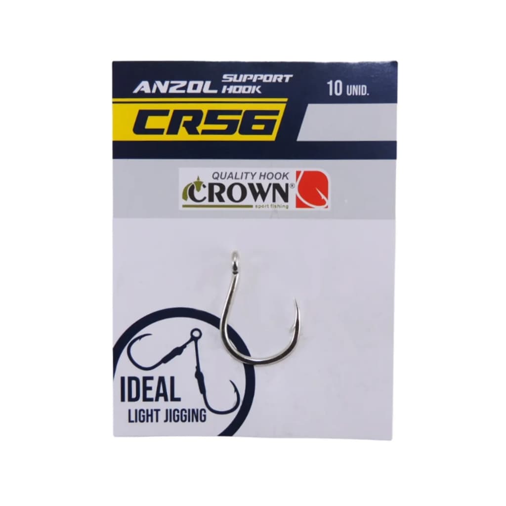 Anzol Crown Support Hook CR56 - Cartela C/ 10 Unidades