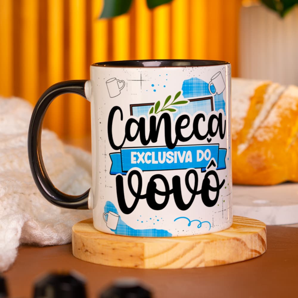 CANECA EXCLUSIVA DO VOVÔ PERSONALIZADA - DIA DOS AVÓS