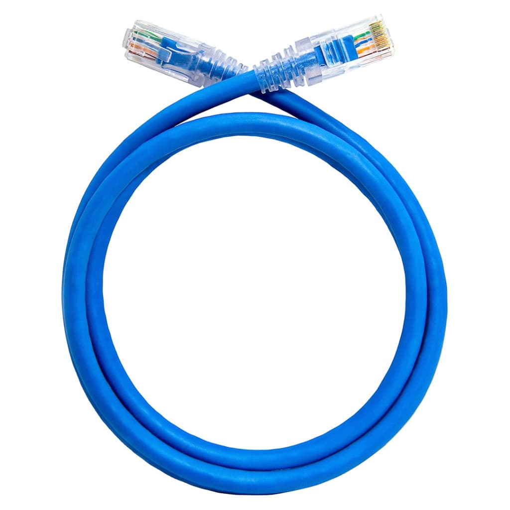 Kit 10 Unidades Patch Cord Cat6 Cca 1 Metro Azul