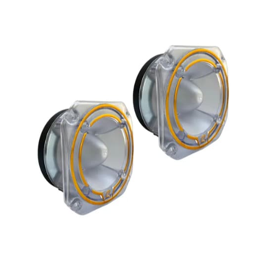 Kit 2 Tweeter Zetta Audio Z1 Stz-180 8ohms Acrílico Cor Acrilico Dourado
