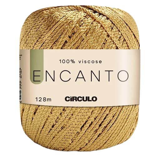 Fio Encanto Ouro 7577 100g Circulo Croche Trico