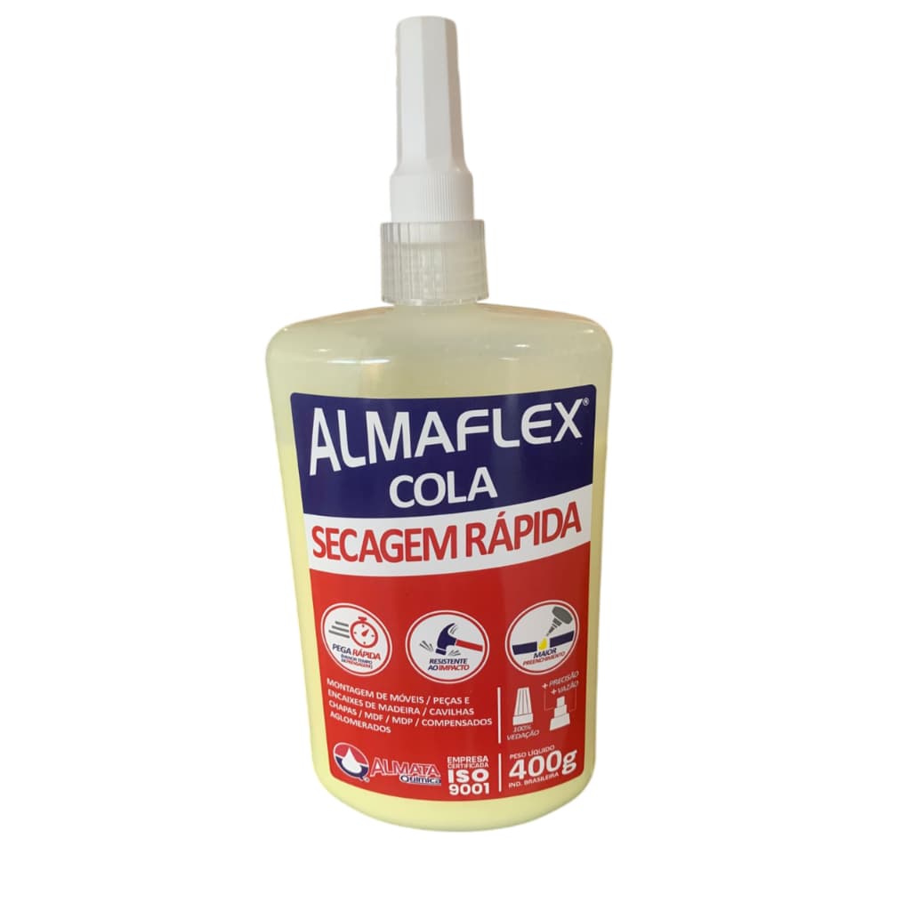 Cola Líquida Almata Almaflex Secagem Rápida 400G