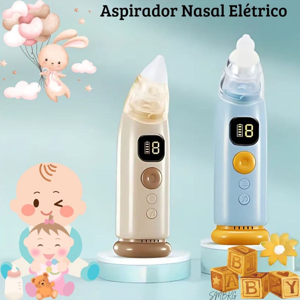 Aspirador nasal elétrico para bebês (600005) dispositivo de sucção nasal seguro para recém-nascidos