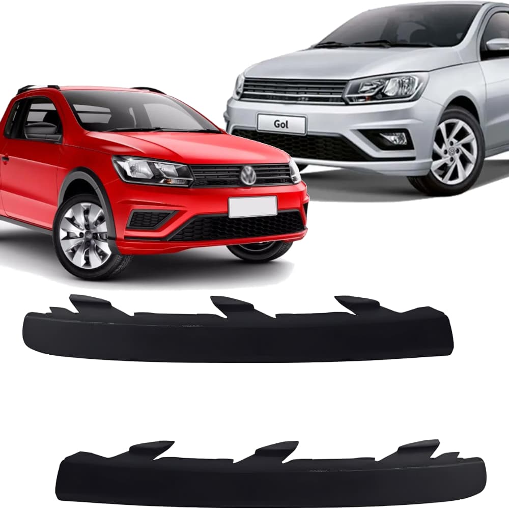 Par Friso Grade Parachoque Gol G8 & Voyage G8 & Saveiro G7 Robust 2018 2019 2020 2021 2022