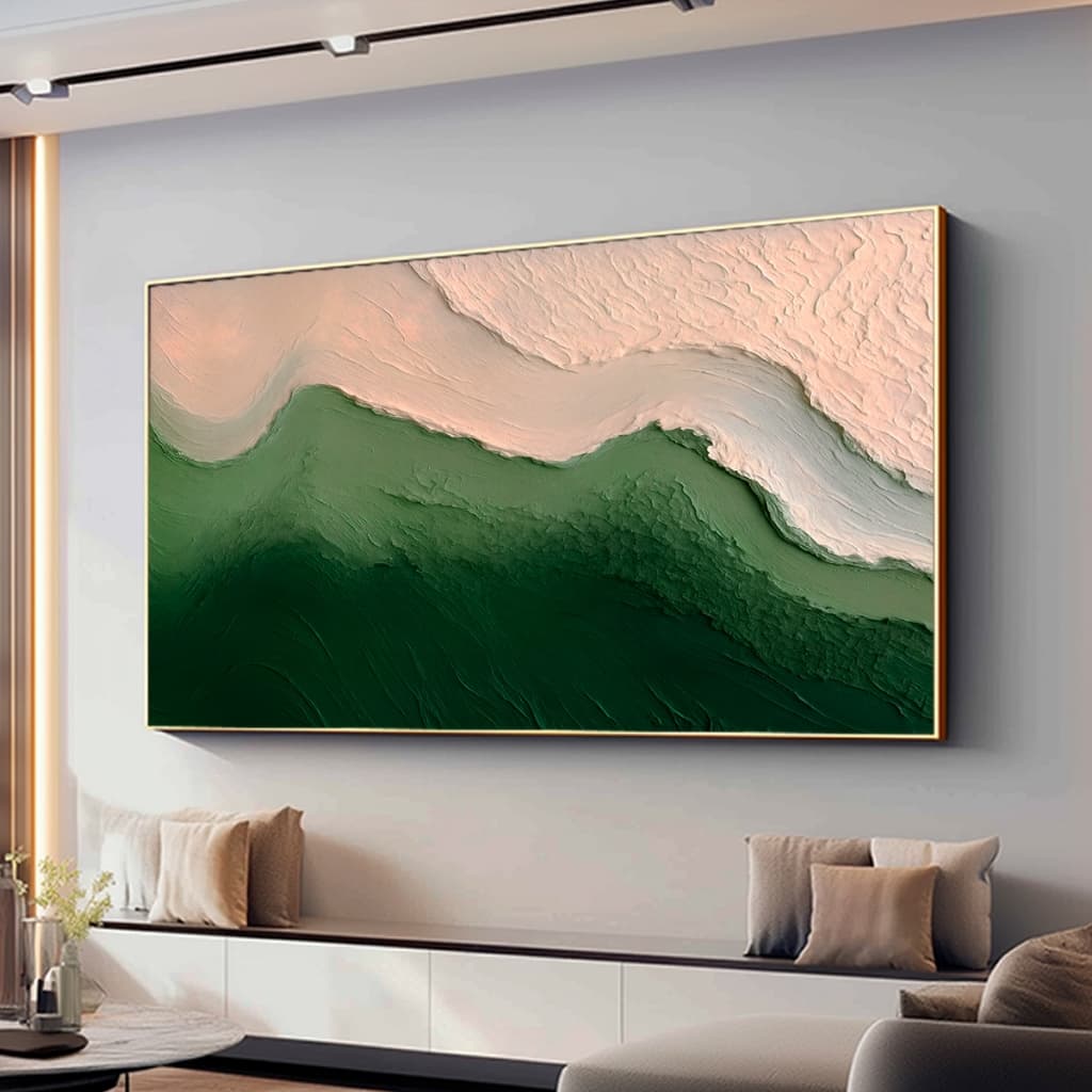 Quadro Decorativo Grande 80x120 cm Com Moldura Para Quarto Sala Escritório