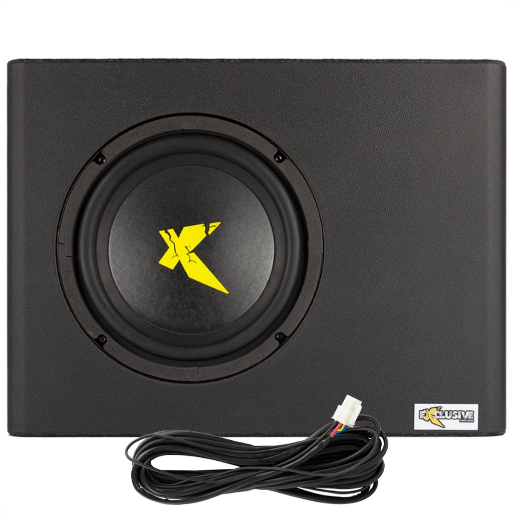 Caixa Amplificada Slim Xc 200 Exclusive Subwoofer 8 Polegadas 200Wrms C/ Chicote 4,5 Metros