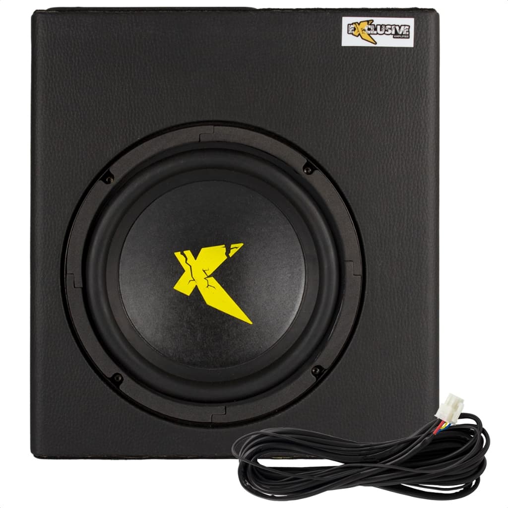 Caixa Amplificada Mini Slim Exclusive Xc 200 Subwoofer 200 Wrms C/ Chicote 4,5 Metros