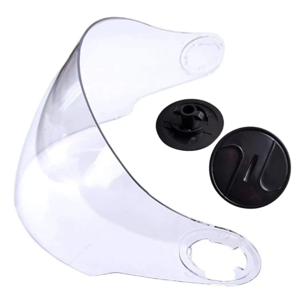 Kit Reparo Botão Visieira Capacete New Liberty 3 tres Aberto Cristal