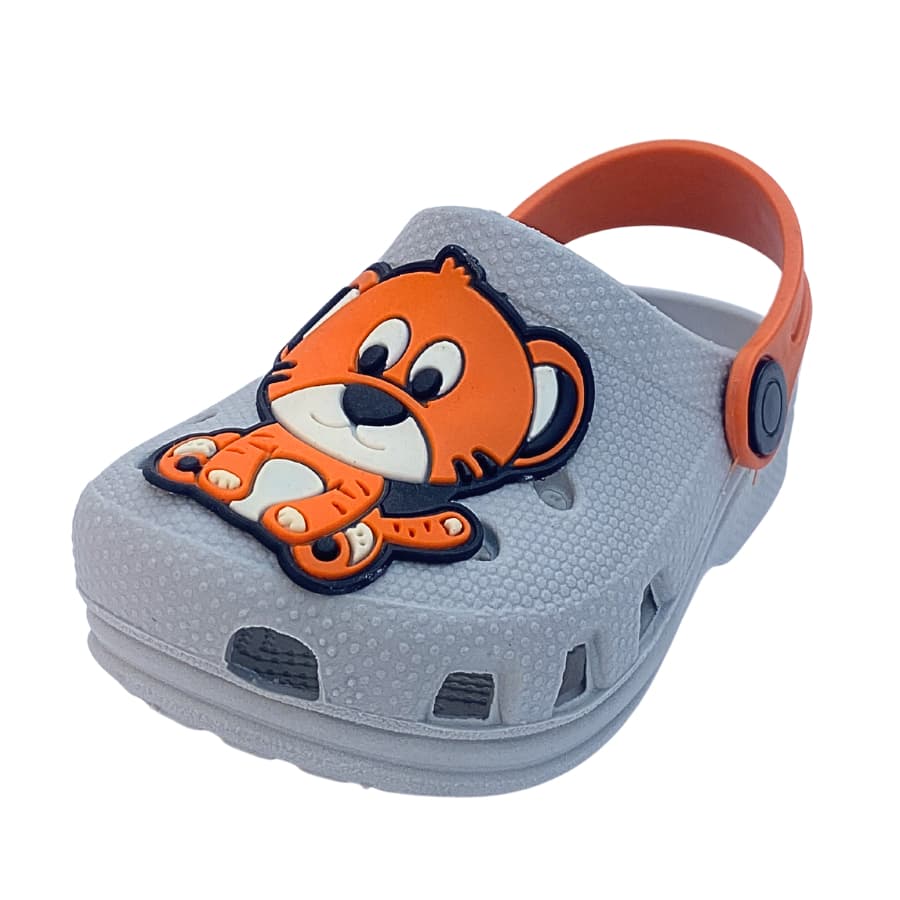 babuche infantil menino tigre papete calce facil