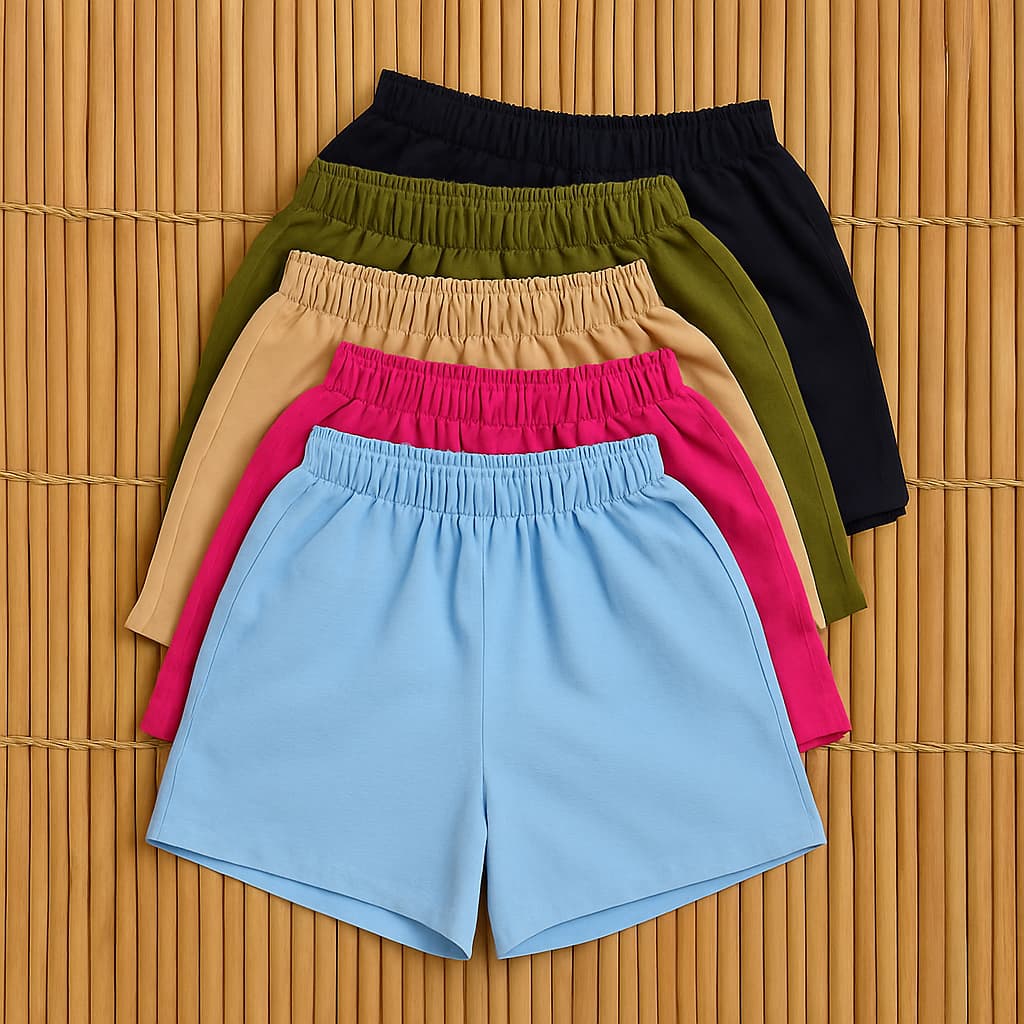 Kit 3 Short Feminino Duna Shorts Premium Promoção