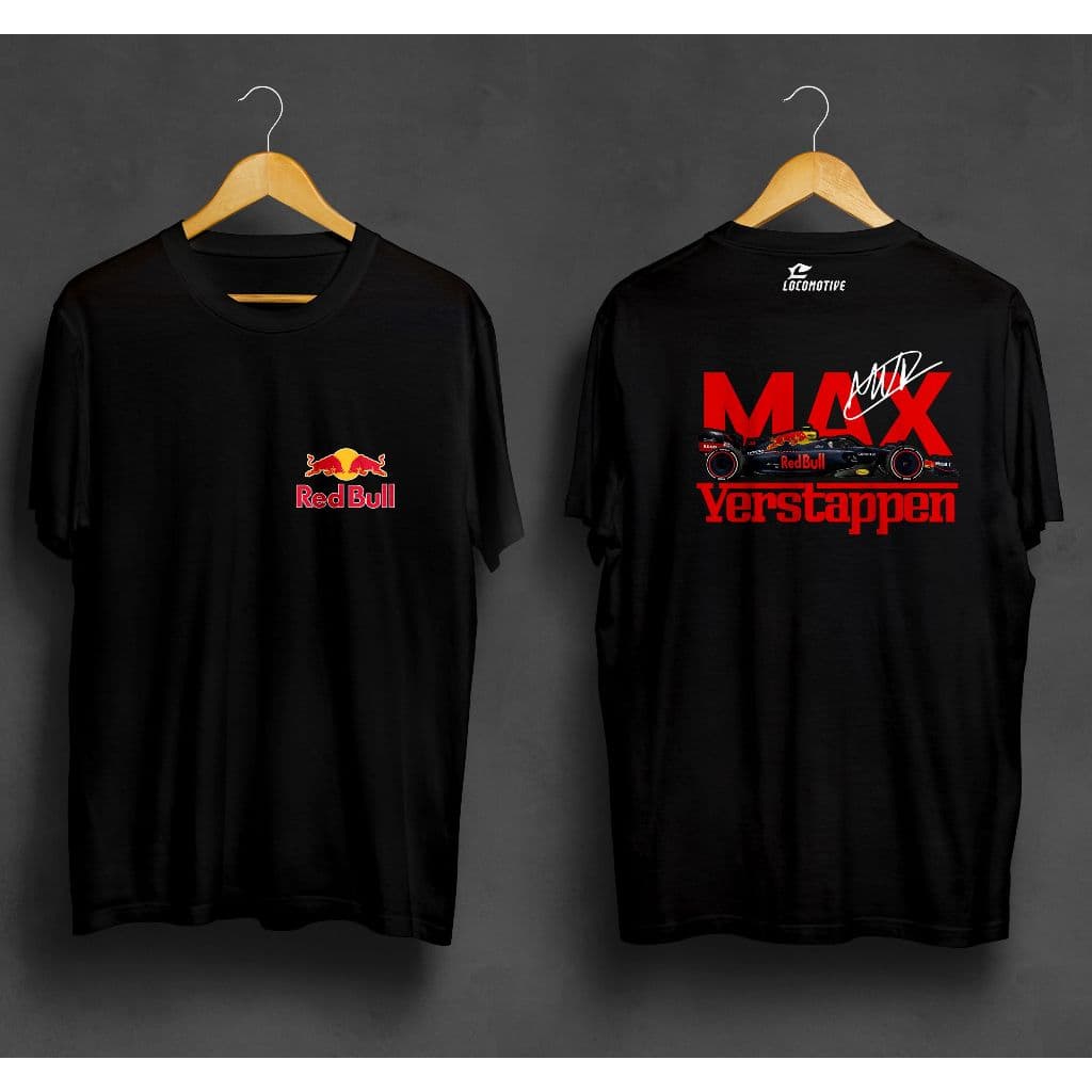 Camiseta F1 Red Bull Max Verstappen Oficial 2026 Racing Camisa Unissex Algodão LCMTV