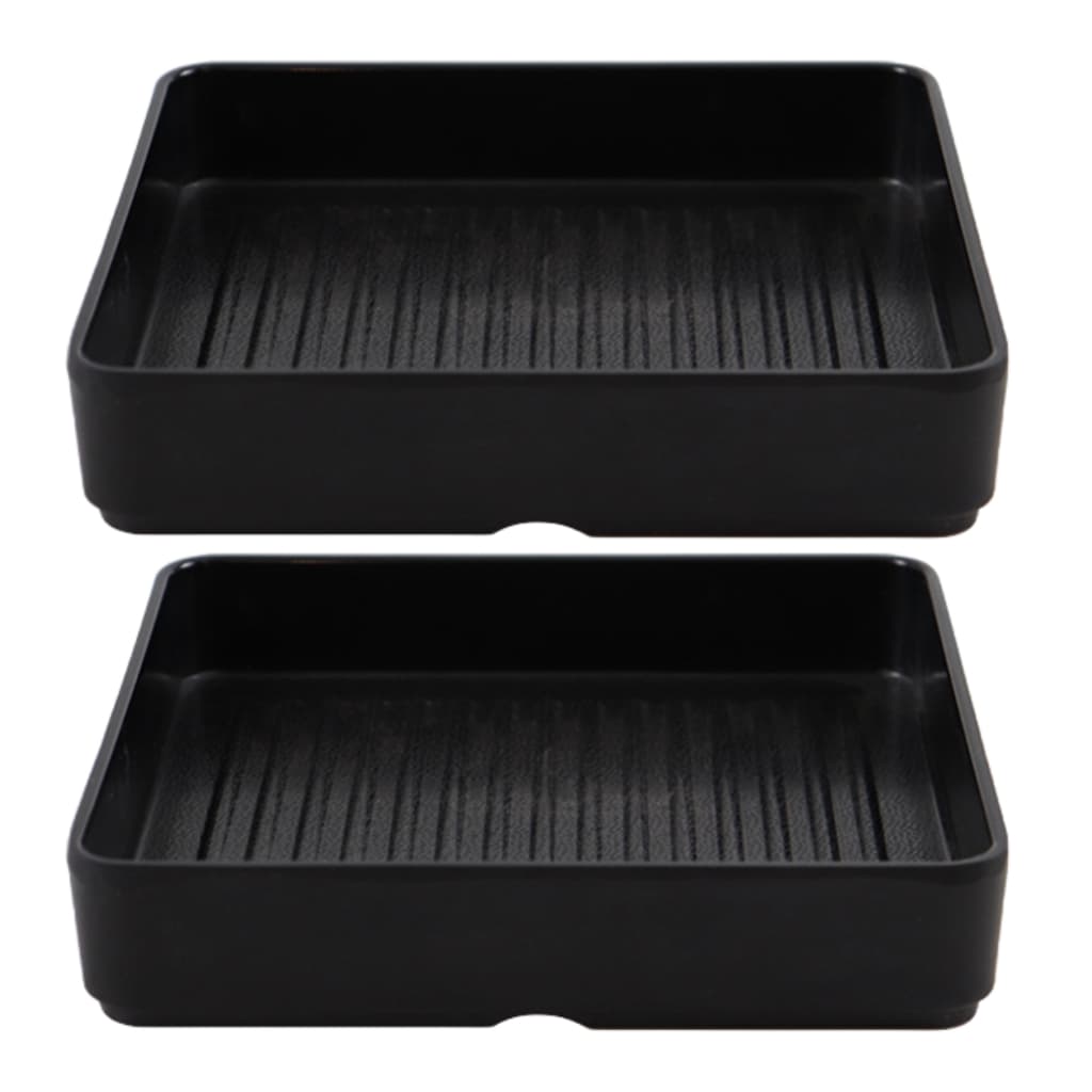 Kit 2 Bandeja Funda Japonesa Oriental Melamina Sushi 16,5cm