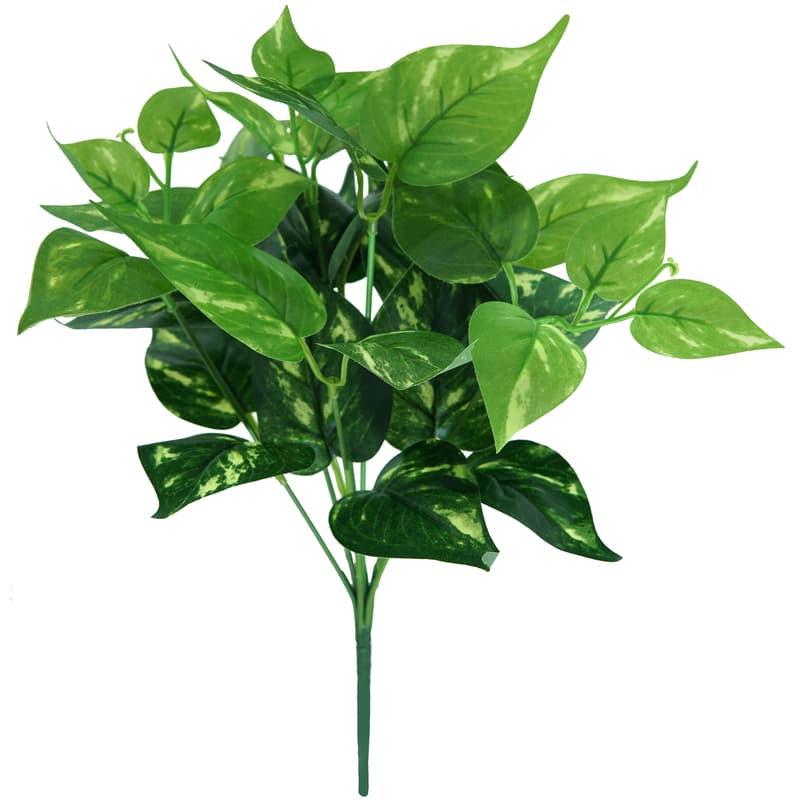 Folhagem 1 Buquê Artificial Jiboia Identica Ao Real 35cm planta artificial para arranjos e jardim vertical interno