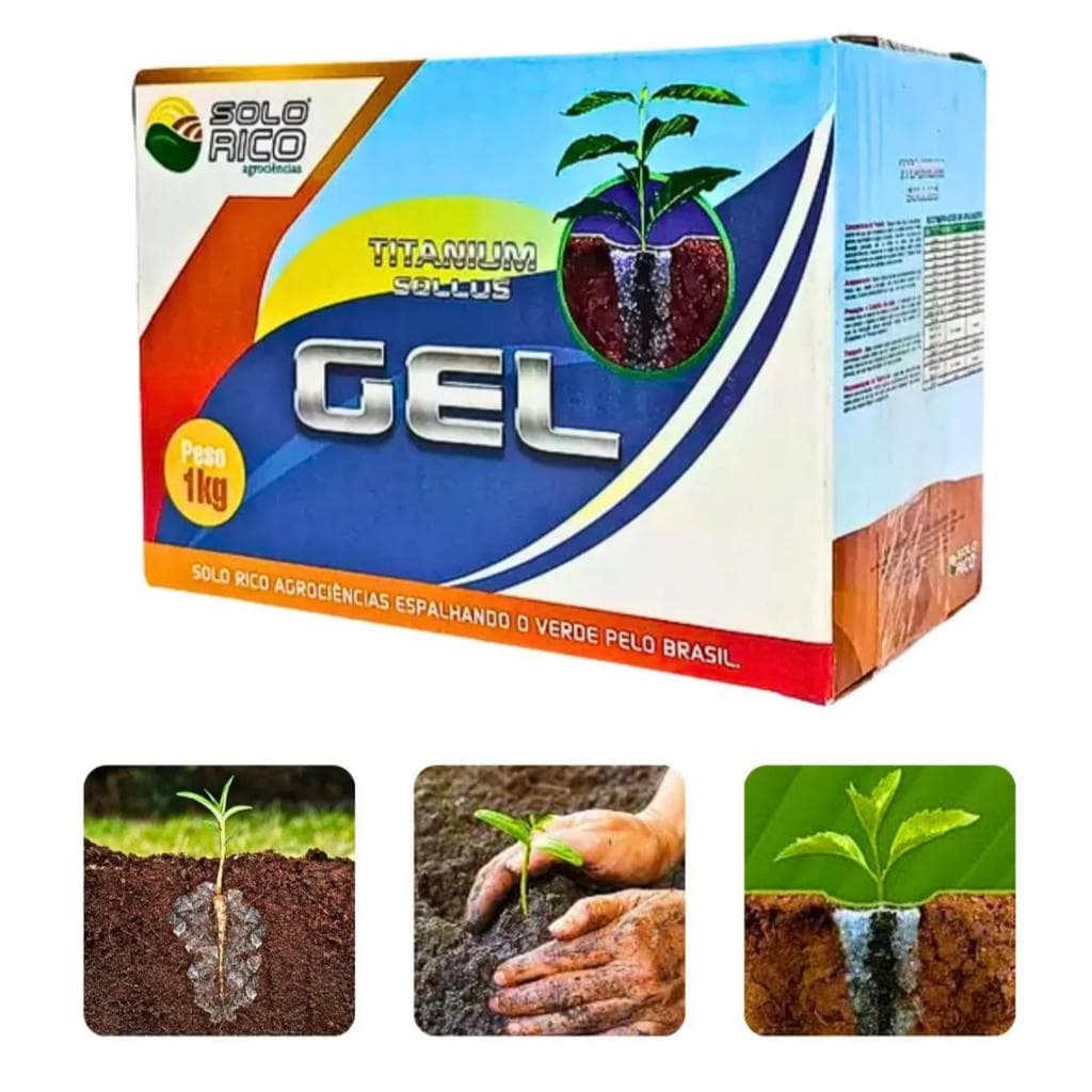 Titanium Gel Para Plantio 1 Kg - Condicionador Retentor Agua