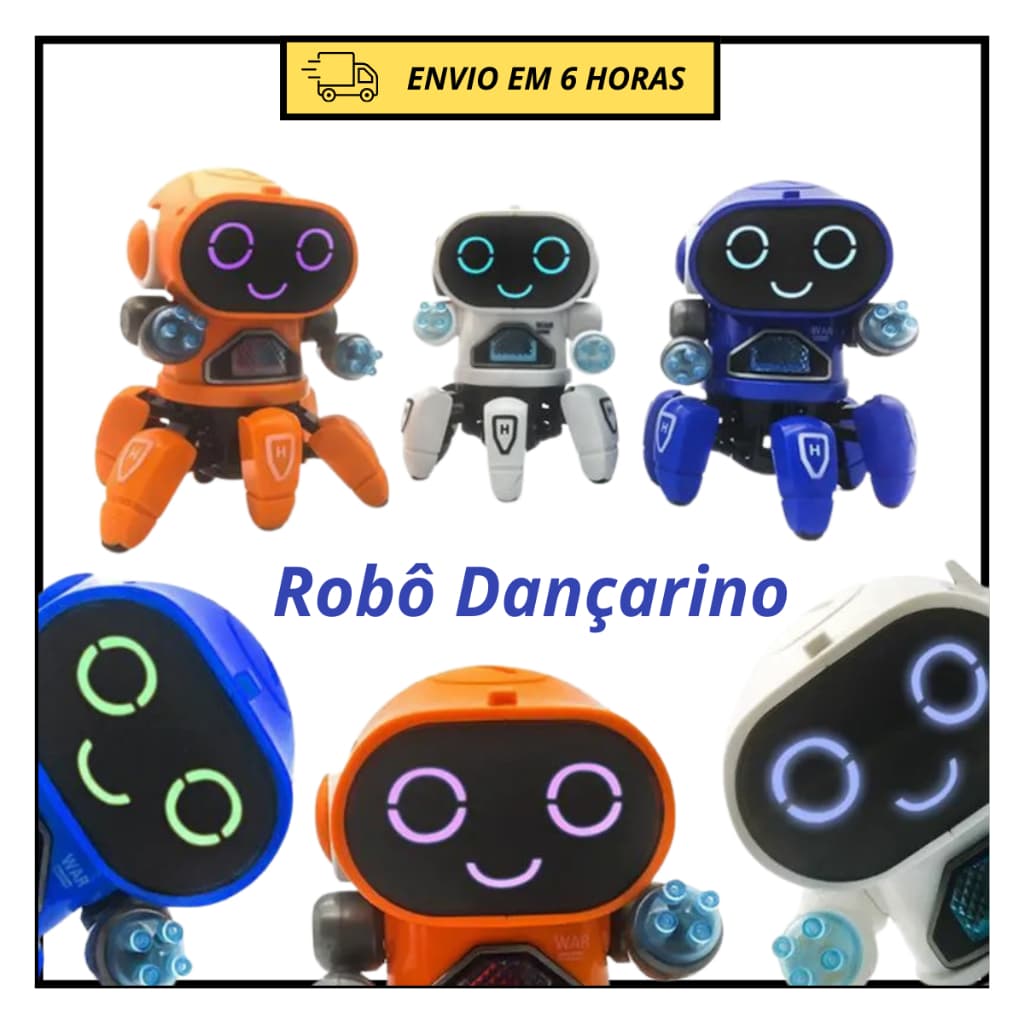 Robô Eletrônico com Som e Movimento – Presente Divertido e Educativo Infantil