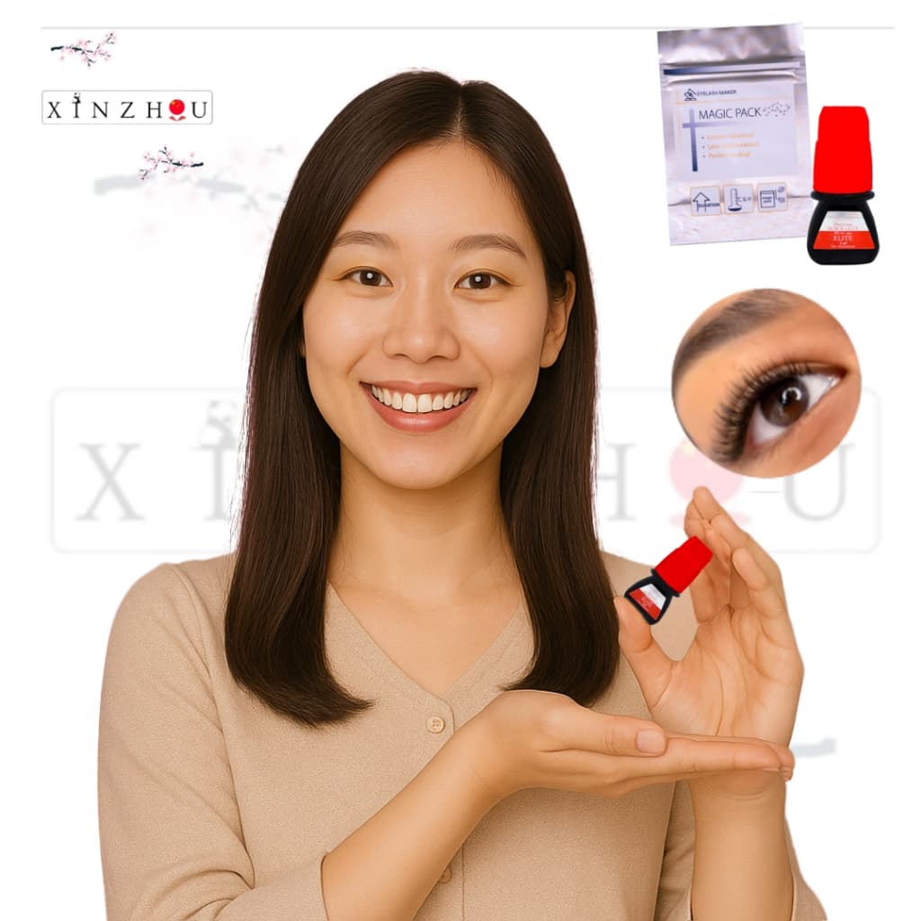 Cola Adesiva Premium Para Extensão De Cílios Preta HS 10 3 ml-Com ANVISA Elite HS10-3ml