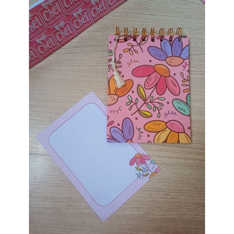 Bloquinho personalizado bloco de notas caderno de arame caderno capa dura
