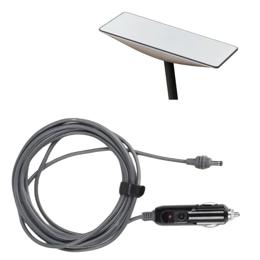 Cabo 12v/24v Carregamento Starlink Mini 2 Metros Cinzeiro