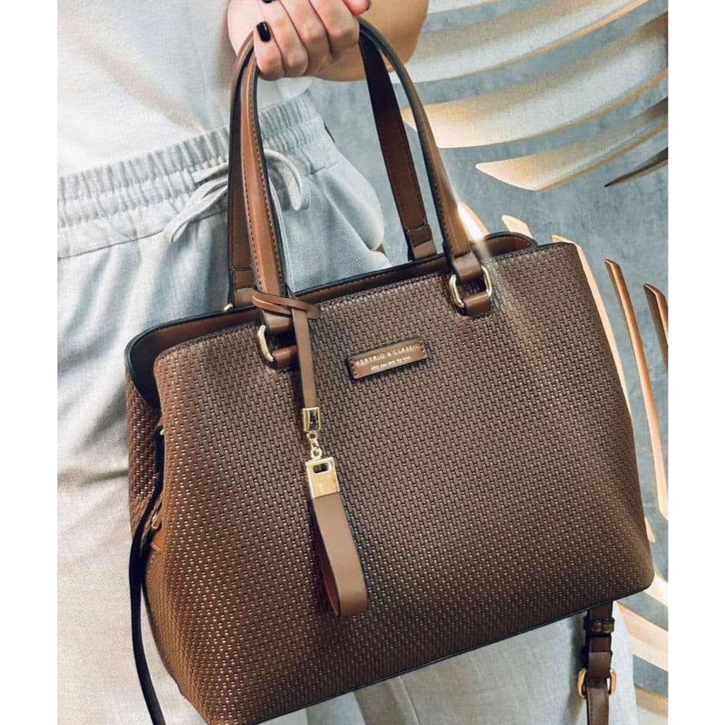 Bolsa Feminina Veryrio Reforçada Traabalho Casual Mulheres Alça de Ombro e Transversal