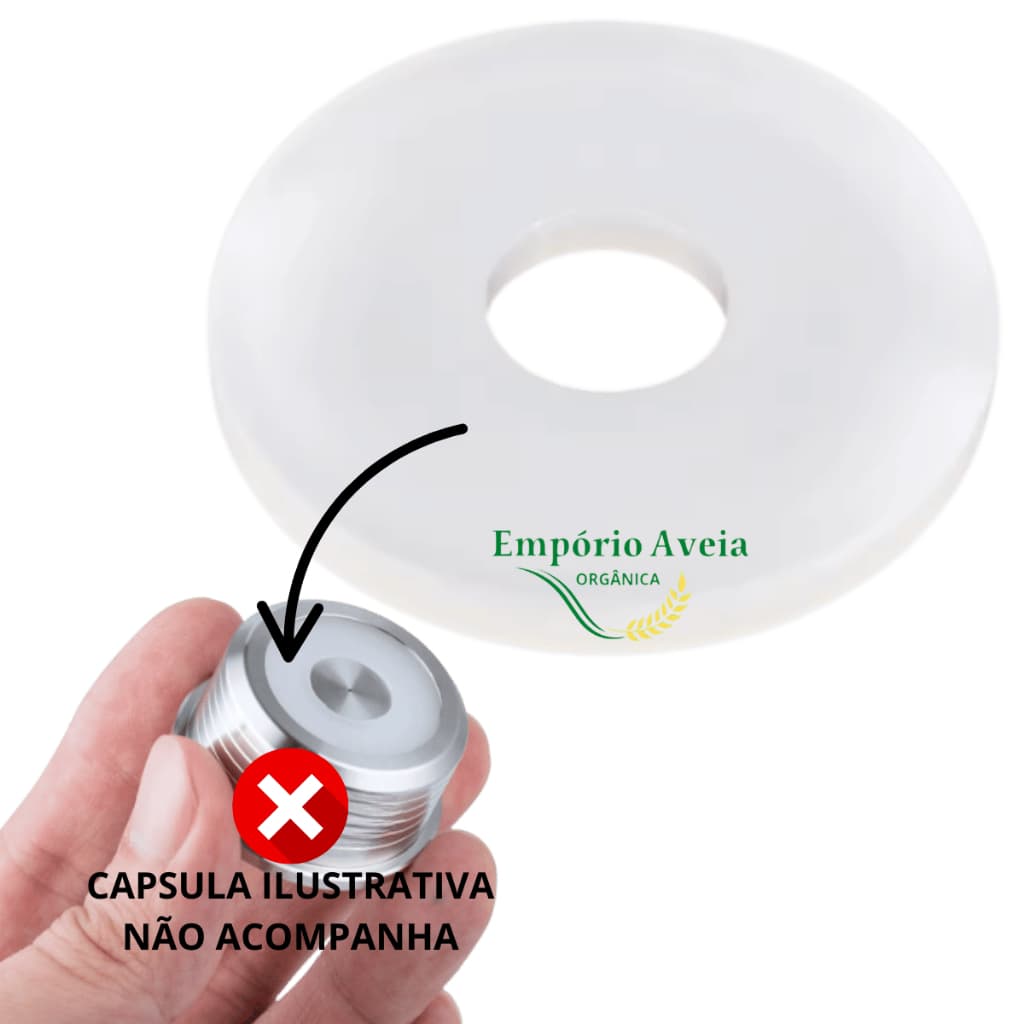 Borracha de Vedação para Cápsulas DELTA Q Reutilizáveis em inox reposição compatível com 03 unid.