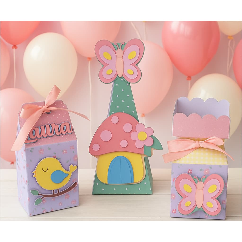 Kit personalizado Jardim Encantado/10/15 ou24Lembrancinhas personalizadas Jardim Encantado