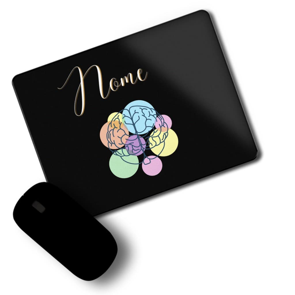 Mouse Pad Personalizado psicologa psicologia com Nome