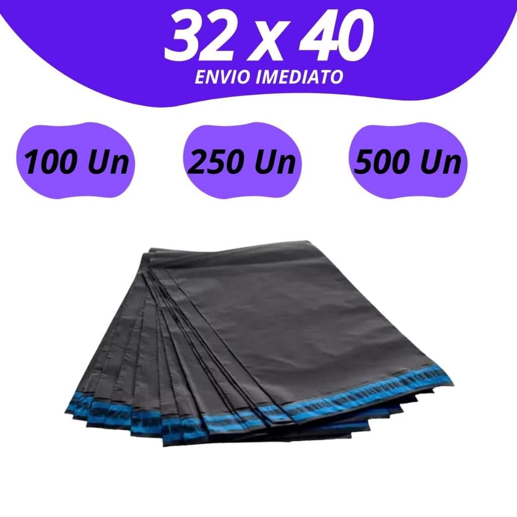 Envelope 32x40 Envelope de Segurança Embalagem De Envio Inviolavel Correios 100, 250 e 500 unidades