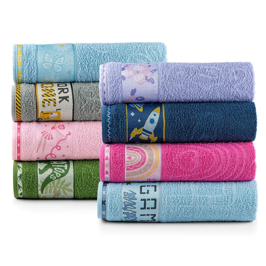 Toalha de Banho Kids Infantil 100% Algodão Mimimi 1,15m x 75cm Estampada