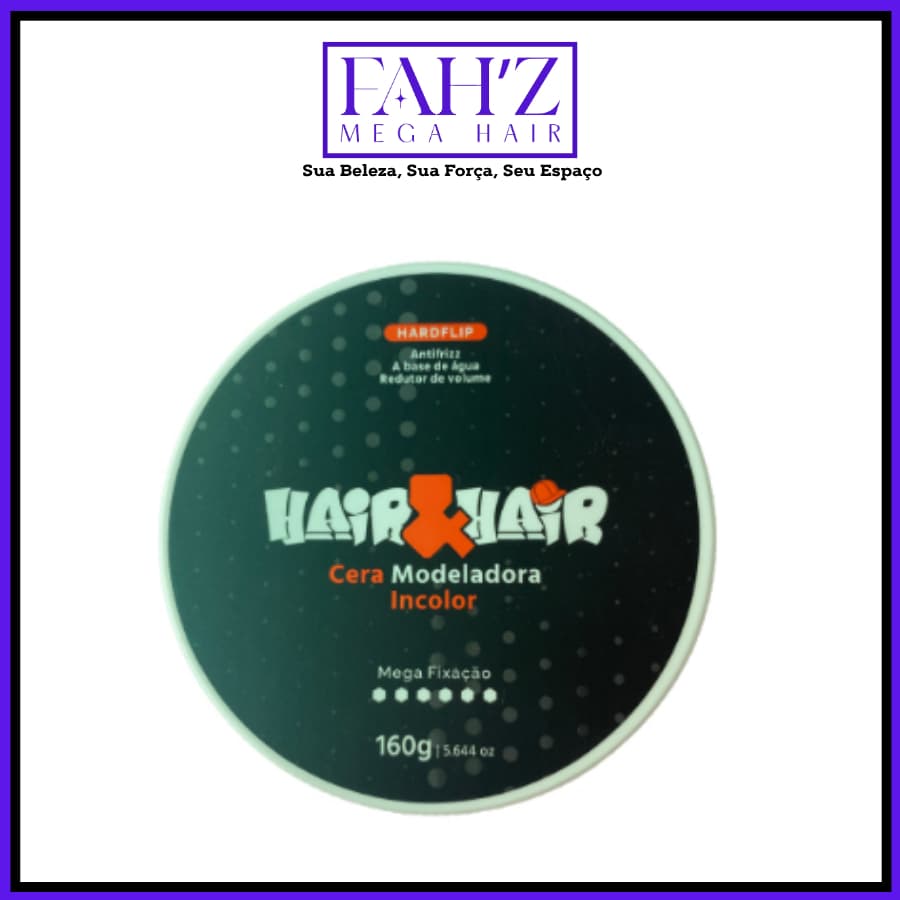 Pomada Hair & Hair Cera Modeladora 160g Antifrizz