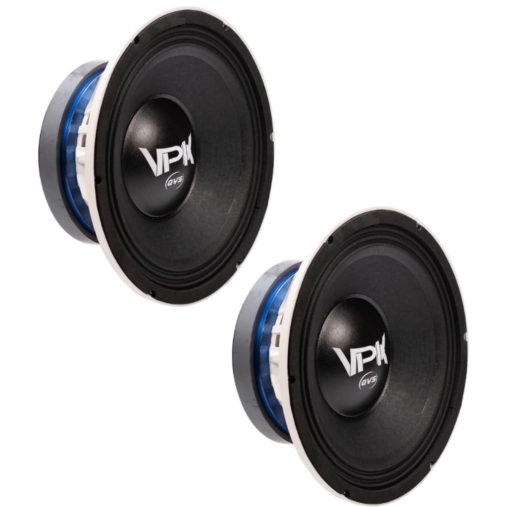 2 Alto Falante Qvs 12 Pol 69vpk 600rms 8 Ohms Medio Grave Woofer Som Automotivo Som Profissional
