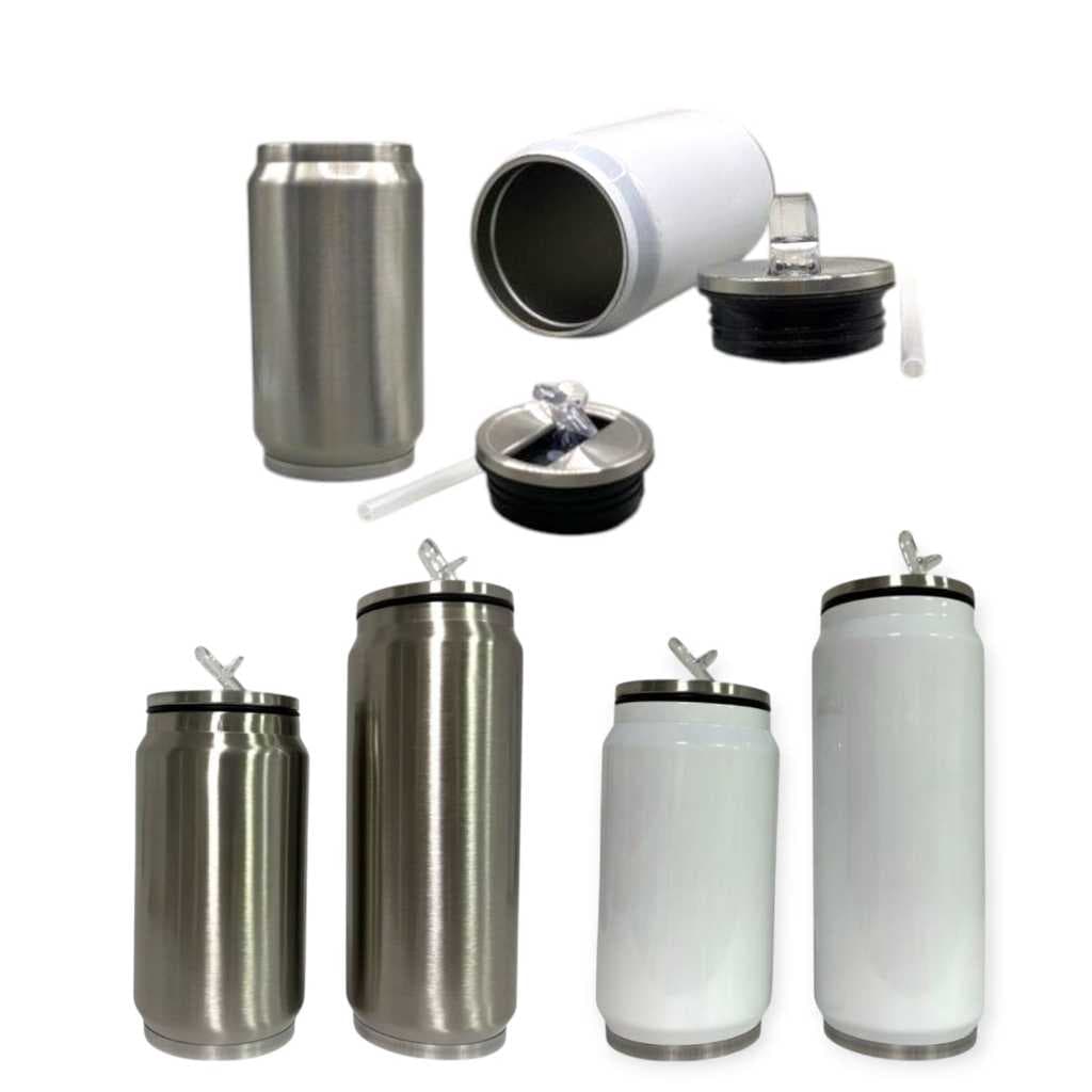Caneca Latinha Térmica de Aço Inoxidável Sublimação