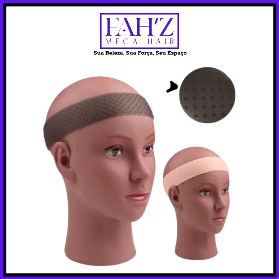 Faixa Hair Grip Silicone Fixação De Peruca Fita Elástica