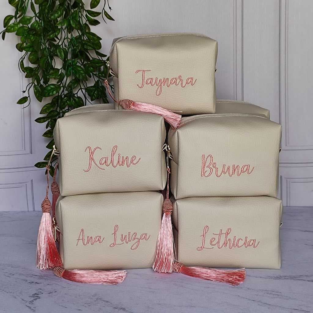 Kit 15 Necessaires Personalizadas com pingente Tassel