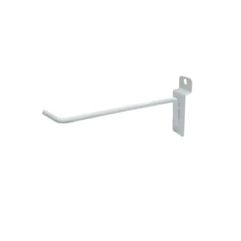 Kit 40 Gancho Painel Canaletado Mdf Inteligente 17cm Top Branco