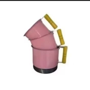 JOGO DE CANEÇÃO LEITEIRA REFORÇADO ROSA BEBÊ