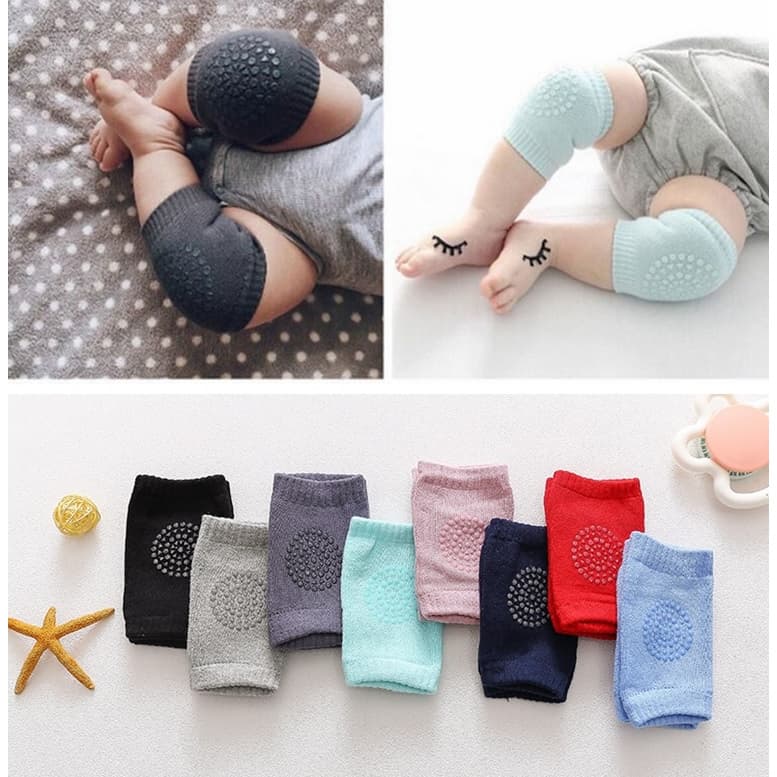 Kit Joelheira Antiderrapante para Bebês – Engatinhar com Estilo e Proteção