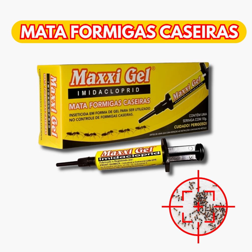 Maxxi Gel Mata Formiga Doceira Formicida