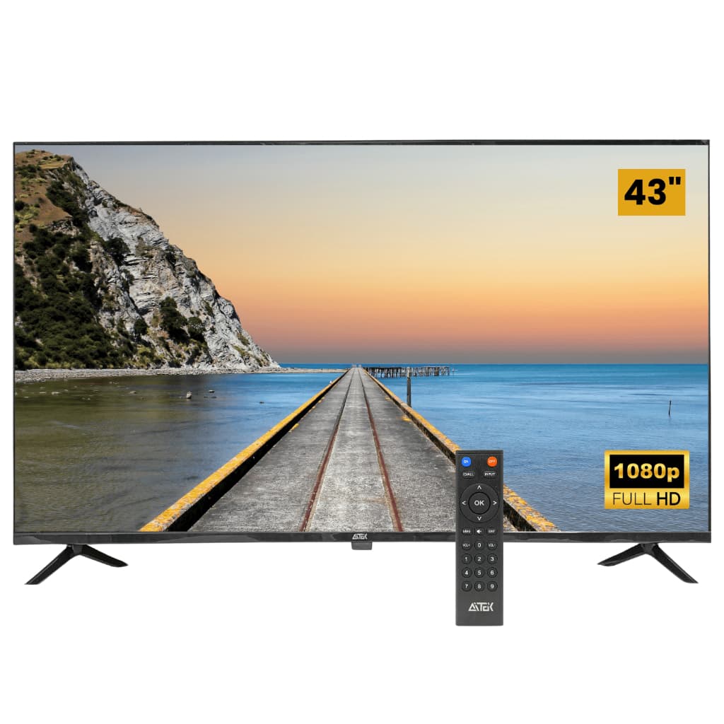 Monitor Painel LED 43" Full HD (1920x1080) 60Hz Painel TFT-LED Alto-Falante Entradas HDMI VGA e USB